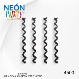 Limpia pipa metalizado x100 negro