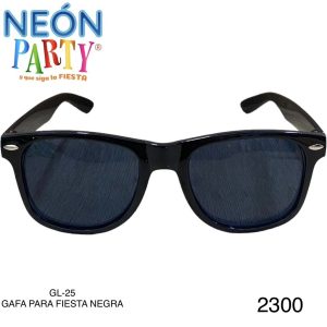 Gafa para fiesta negra
